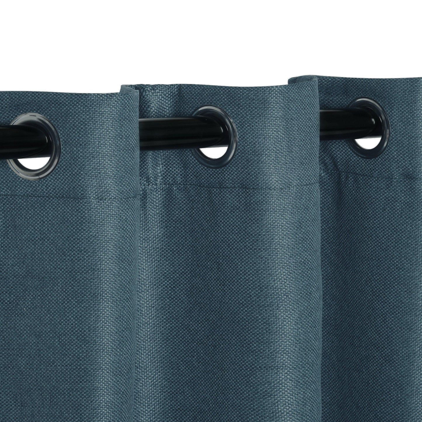Jaxon Room Darkening Noise Reducing Basket Weave Blackout Curtain Set FredCo