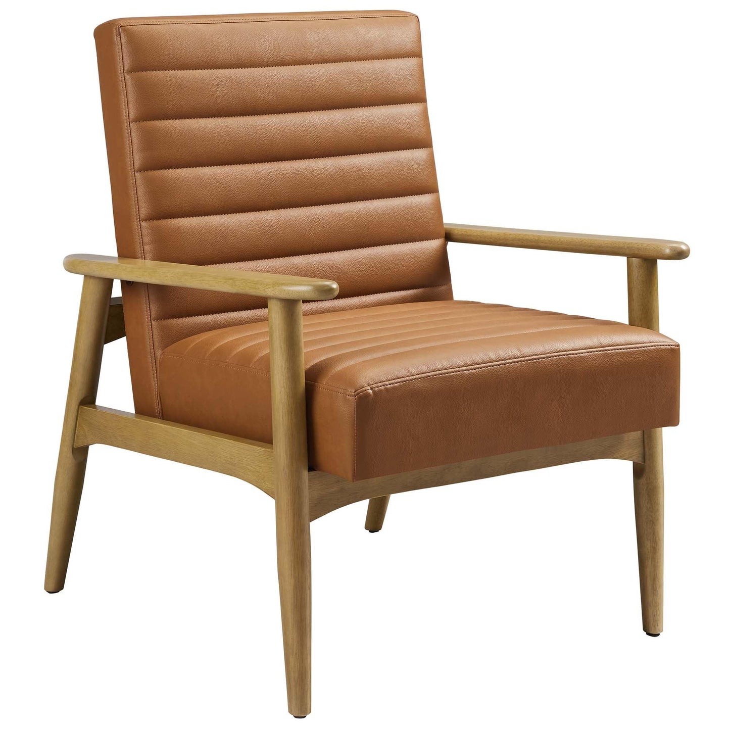 Jensen Vegan Leather Accent Chair by Modway FredCo