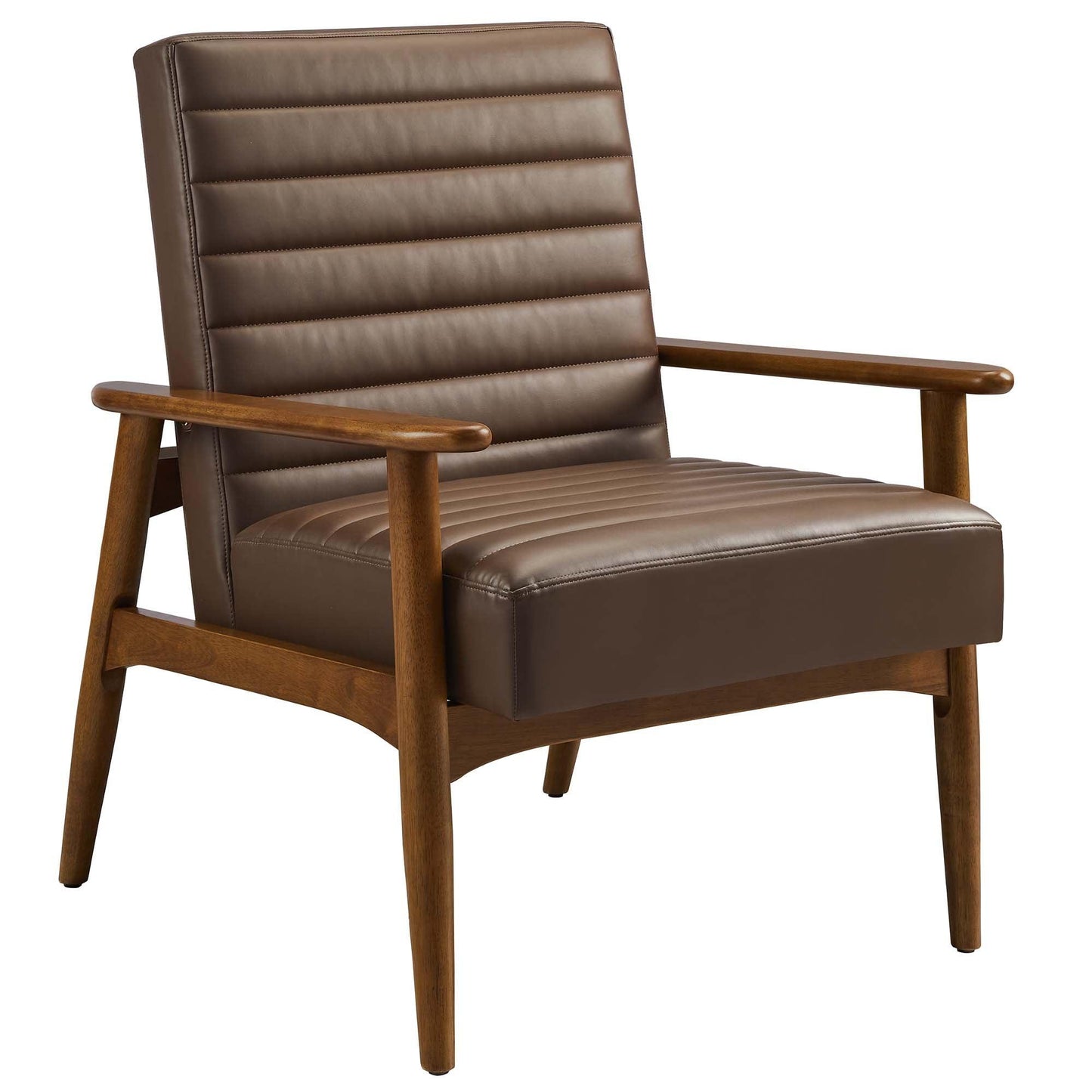Jensen Vegan Leather Accent Chair by Modway FredCo