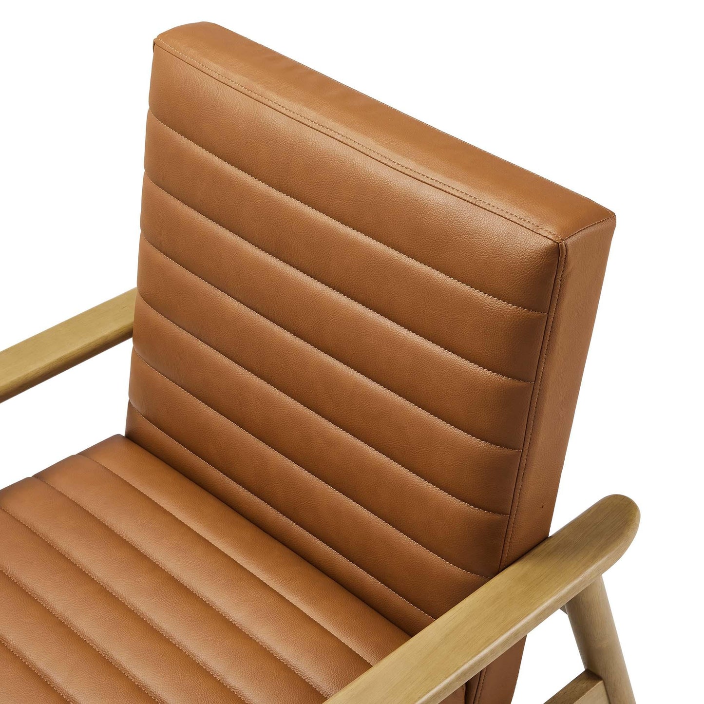 Jensen Vegan Leather Accent Chair by Modway FredCo