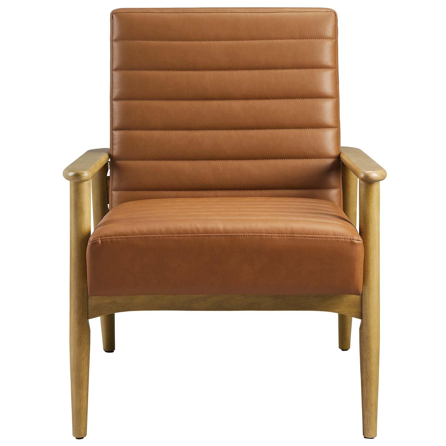 Jensen Vegan Leather Accent Chair by Modway FredCo