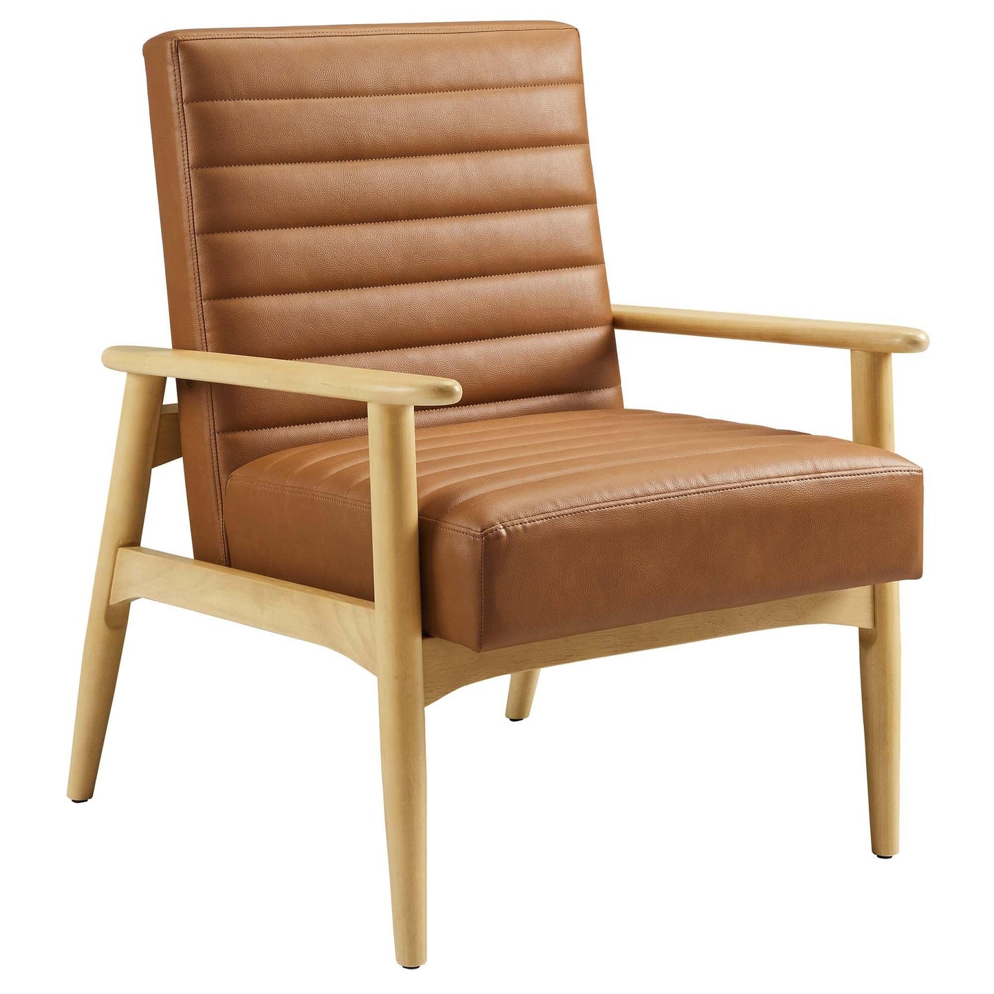 Jensen Vegan Leather Accent Chair by Modway FredCo