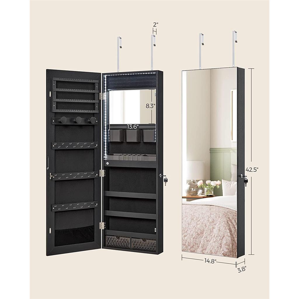 Jewelry Cabinet with LED Lights FredCo