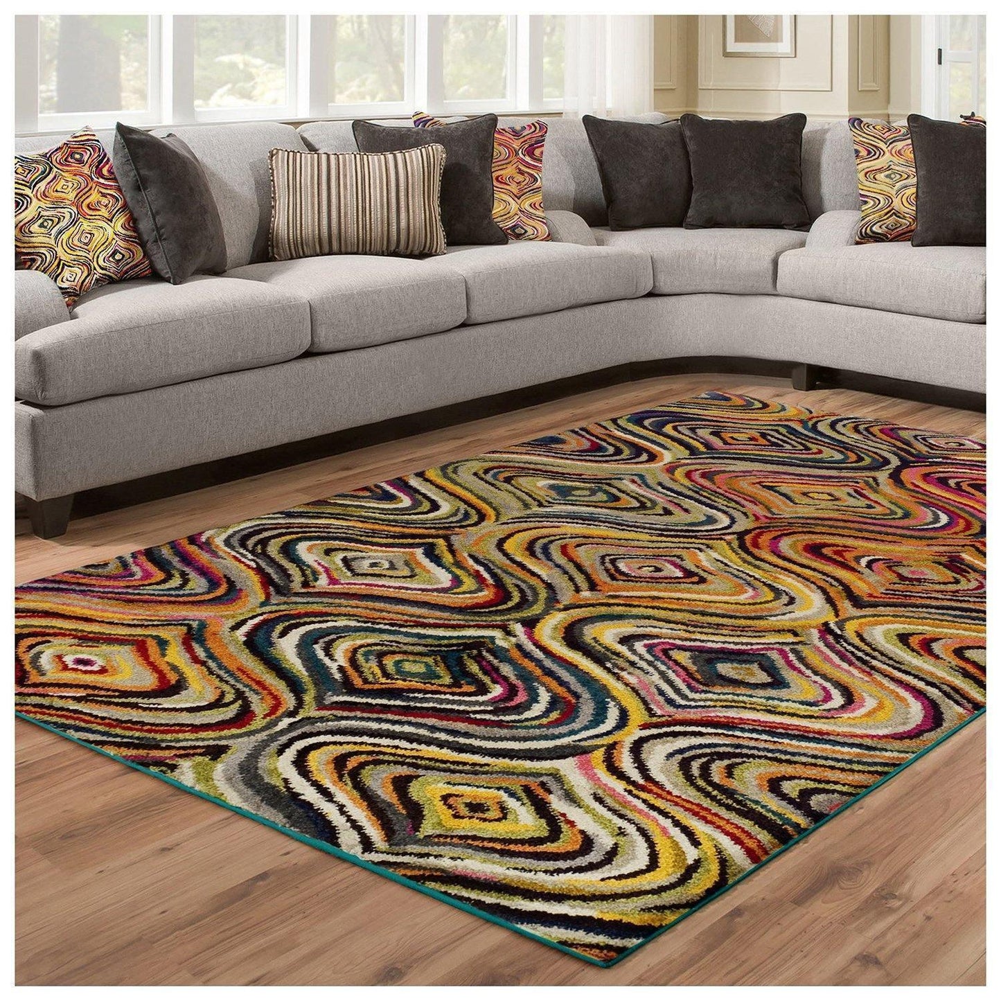 Jubilee Retro Abstract Rug FredCo