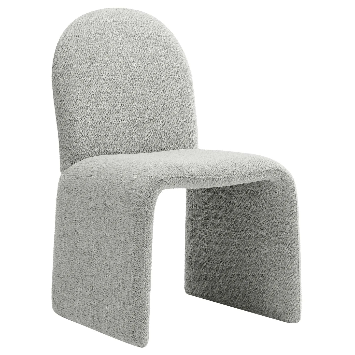 Junia Boucle Upholstered Arch Armless Dining Chair by Modway EEI-7231 FredCo