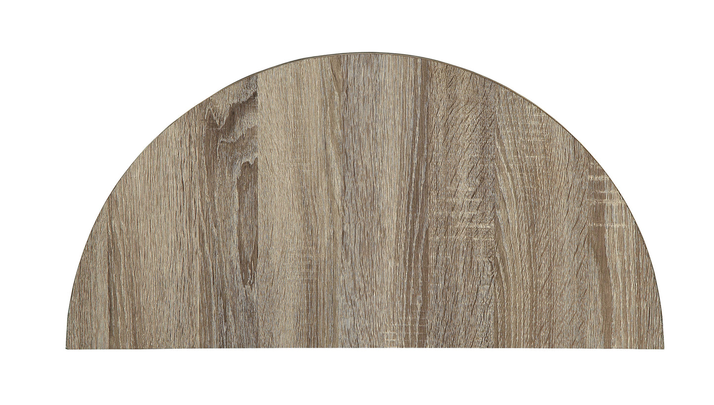 Justino Natural Oak & Gray Finish Console Table FredCo