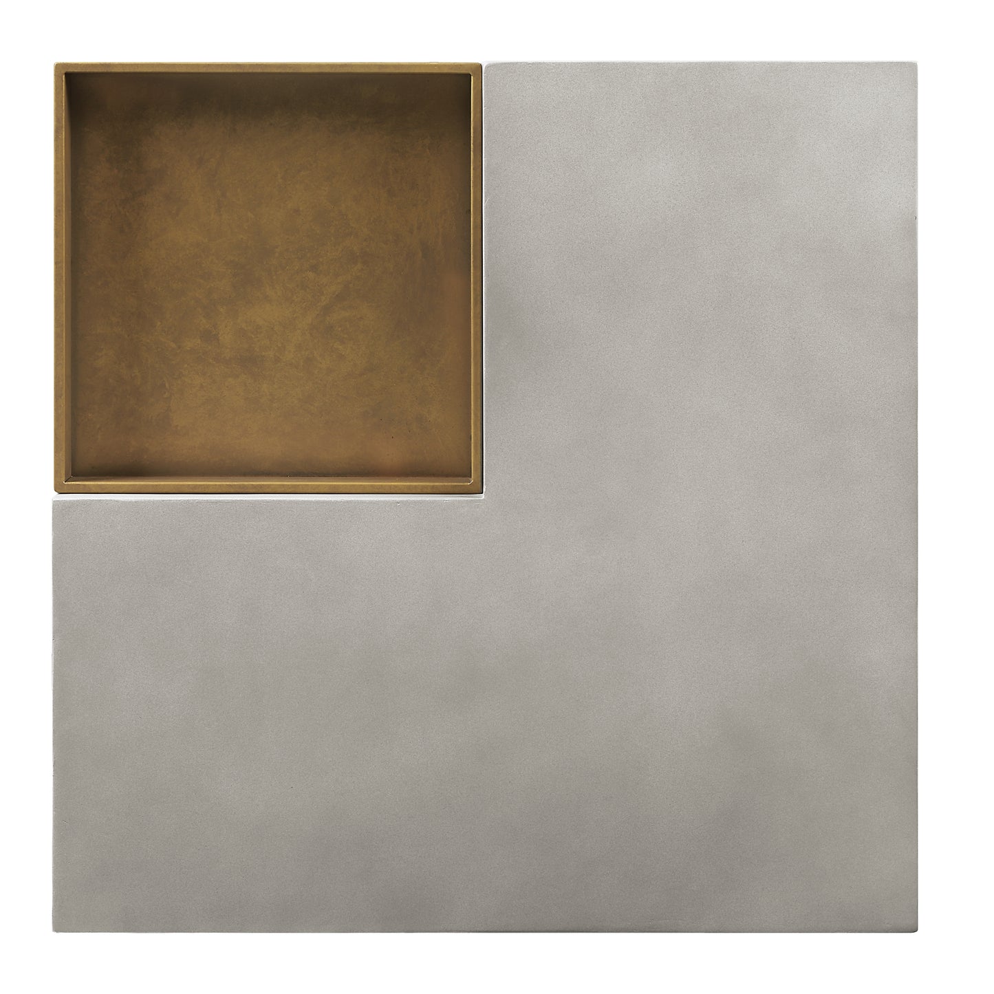 Kailano Weathered Gray Finish Coffee Table FredCo
