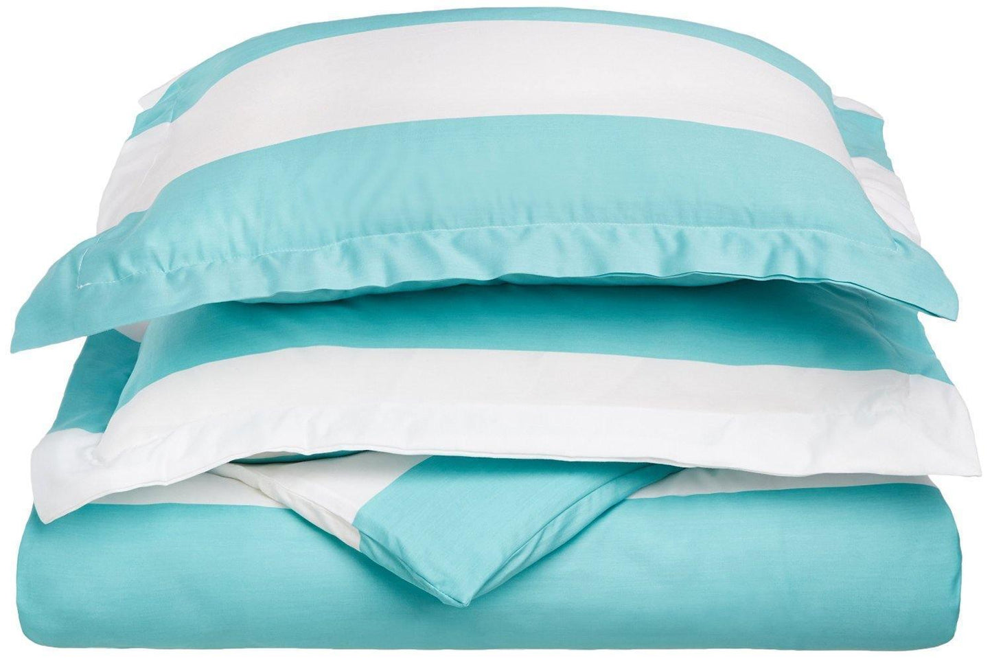 Kids' Cabana Stripe 600-Thread Count Cotton-Blend Duvet Cover Set FredCo