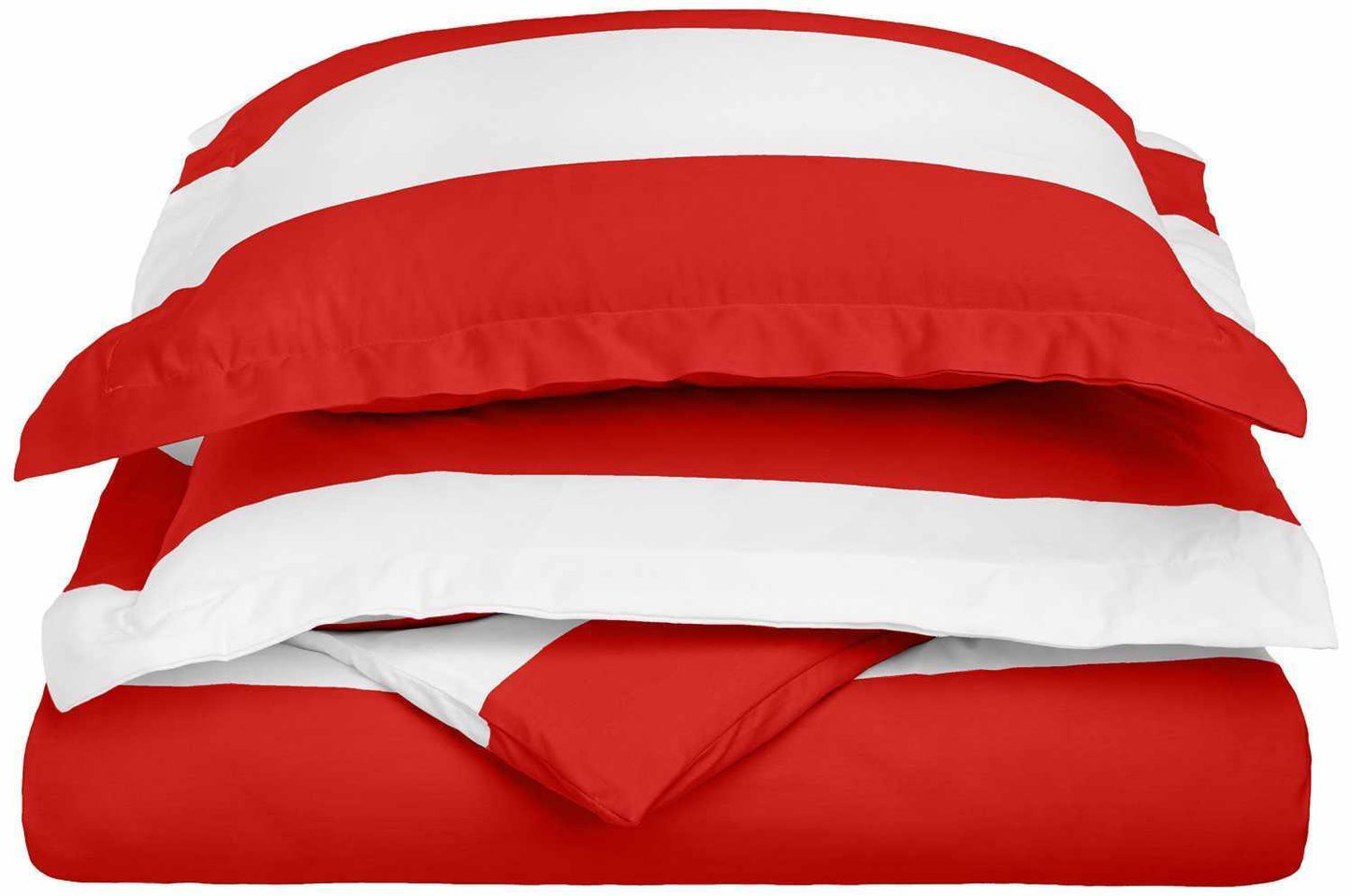 Kids' Cabana Stripe 600-Thread Count Cotton-Blend Duvet Cover Set FredCo