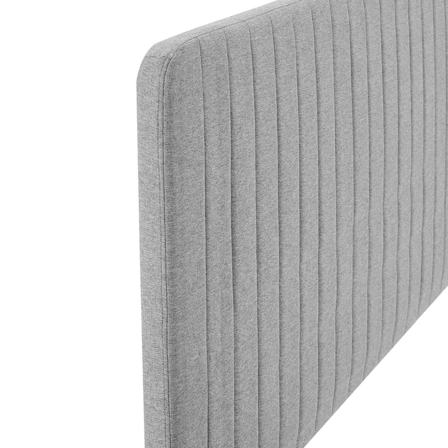 King/California King Modway Milenna Channel Tufted Upholstered Fabric Headboard FredCo