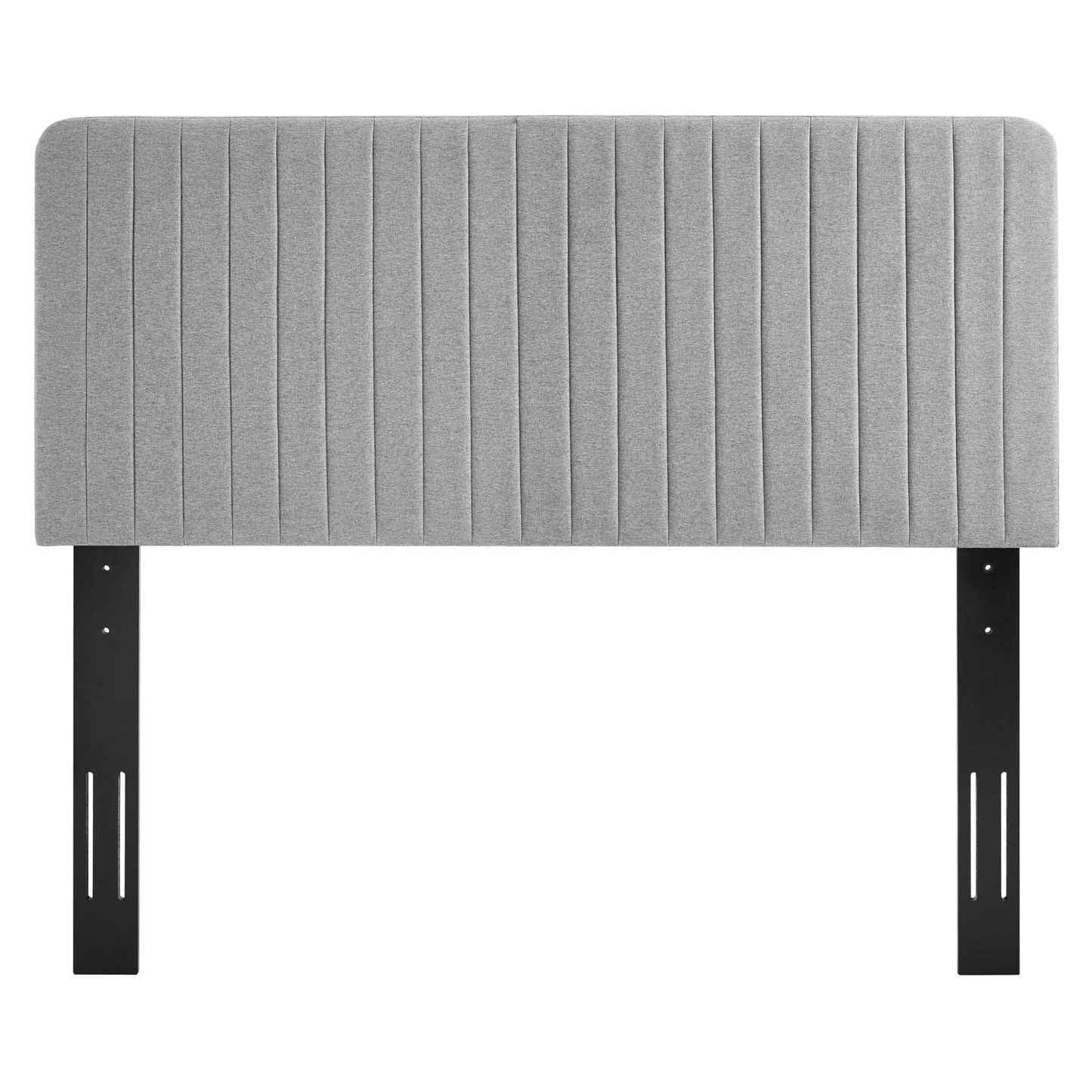 King/California King Modway Milenna Channel Tufted Upholstered Fabric Headboard FredCo