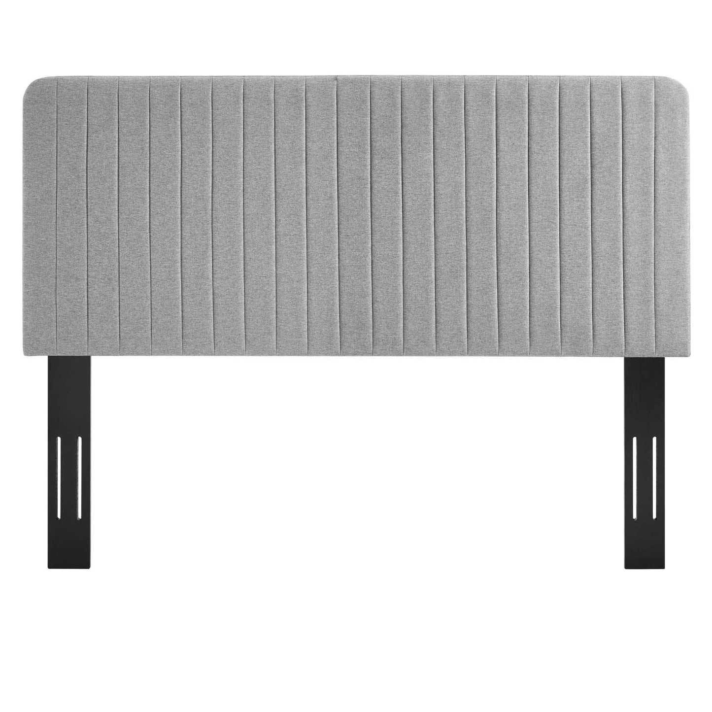 King/California King Modway Milenna Channel Tufted Upholstered Fabric Headboard FredCo