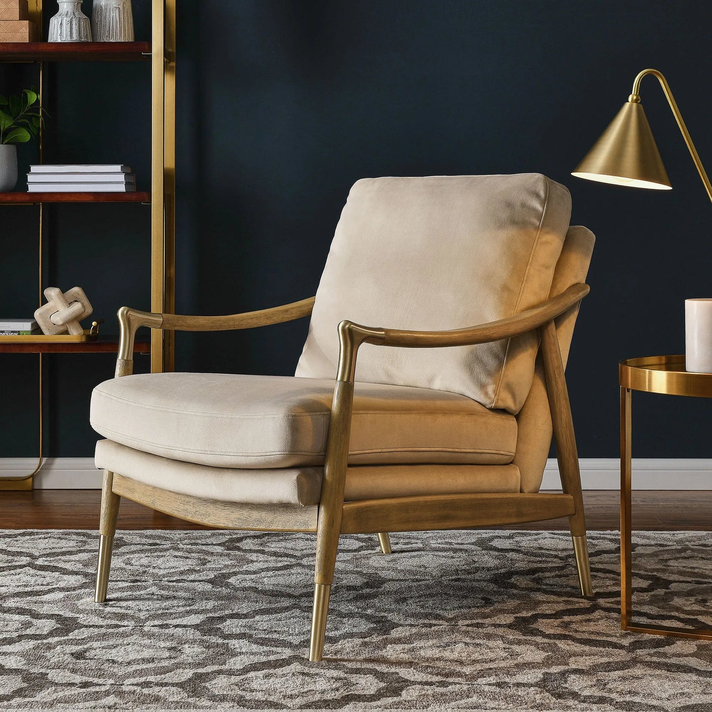 Langford Performance Velvet Accent Armchair by Modway EEI-7056 FredCo