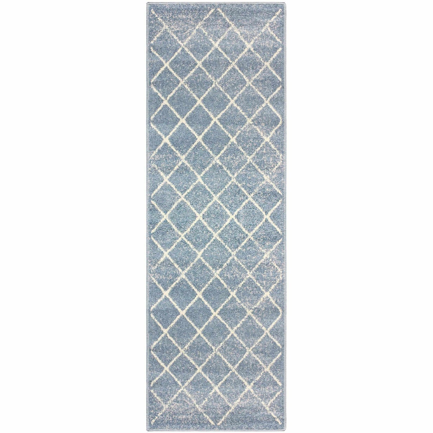 Lattice Modern Geometric Criss-Cross Rug FredCo
