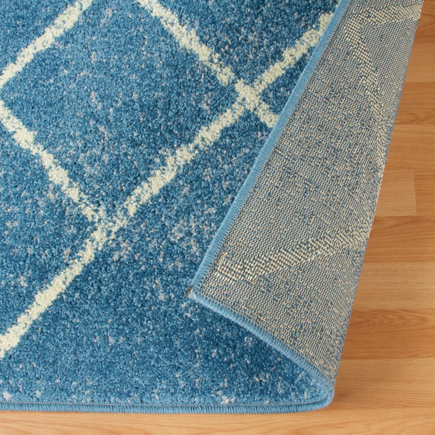 Lattice Modern Geometric Criss-Cross Rug FredCo
