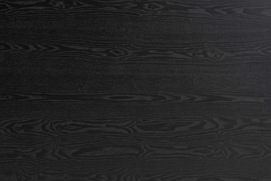 Leena Mid-Century Modern Black Finished Wood Counter Height Pub Table FredCo