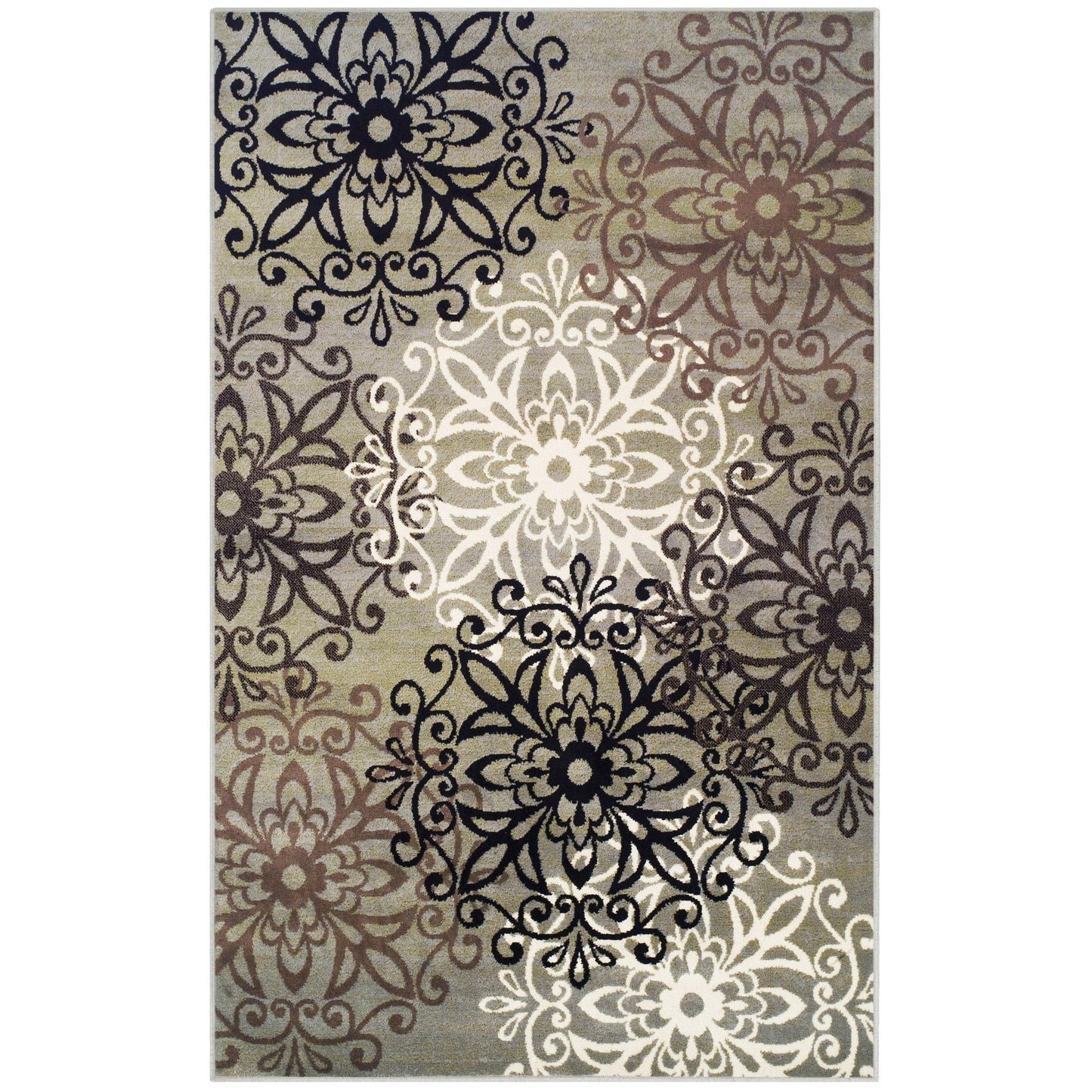 Leigh Vintage Floral Medallion Rug FredCo