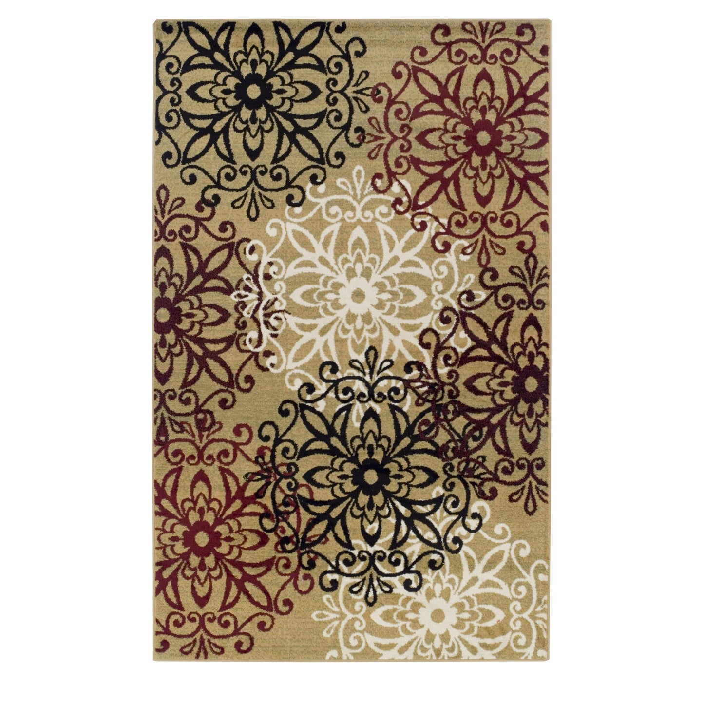 Leigh Vintage Floral Medallion Rug FredCo