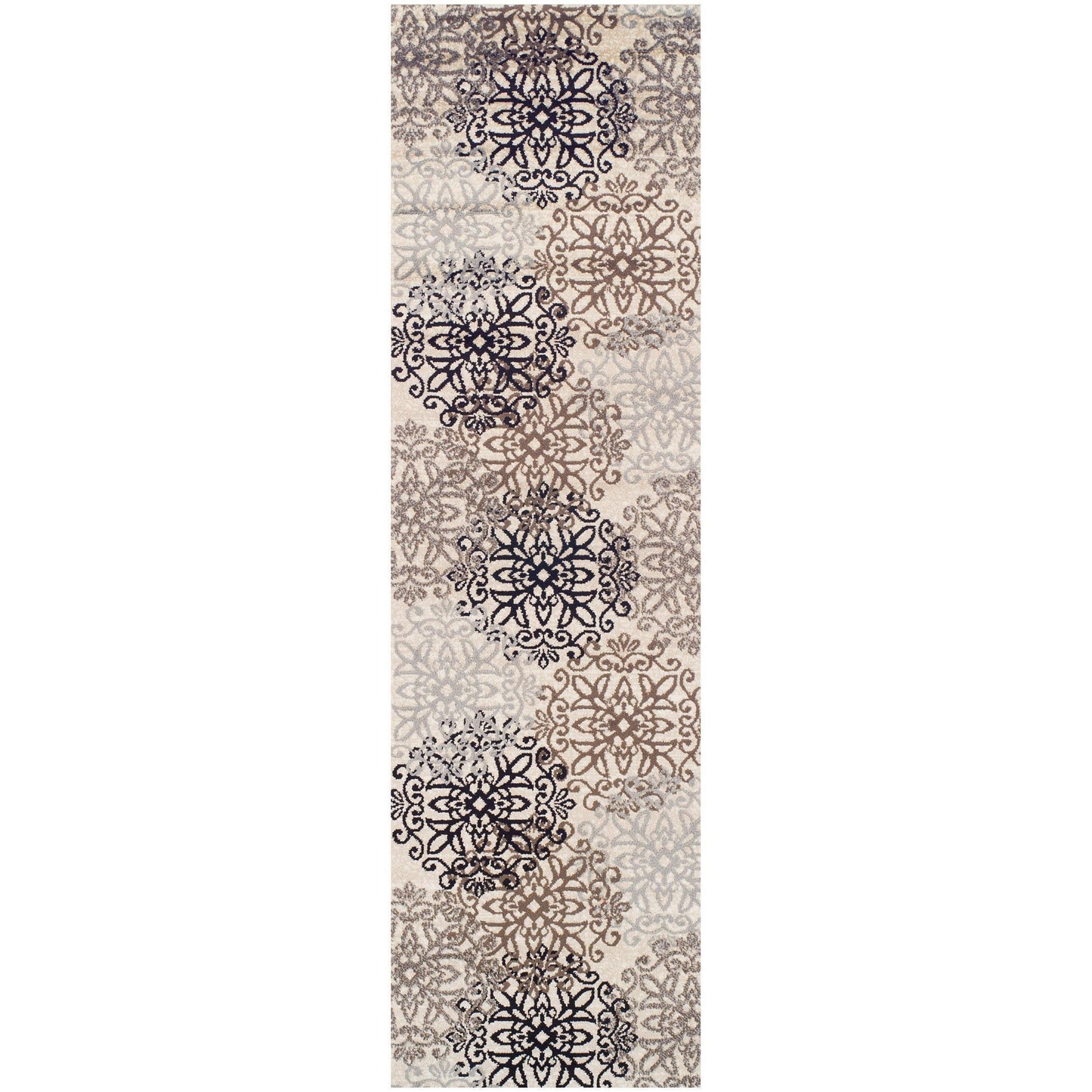 Leigh Vintage Floral Medallion Rug FredCo