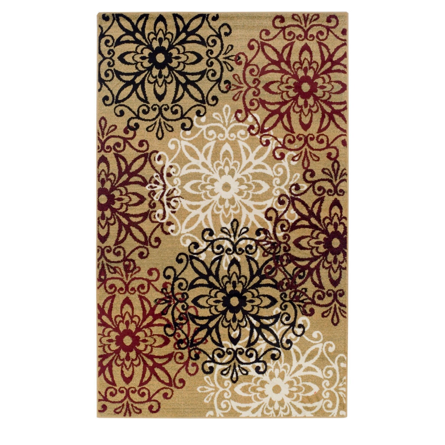 Leigh Vintage Floral Medallion Rug FredCo