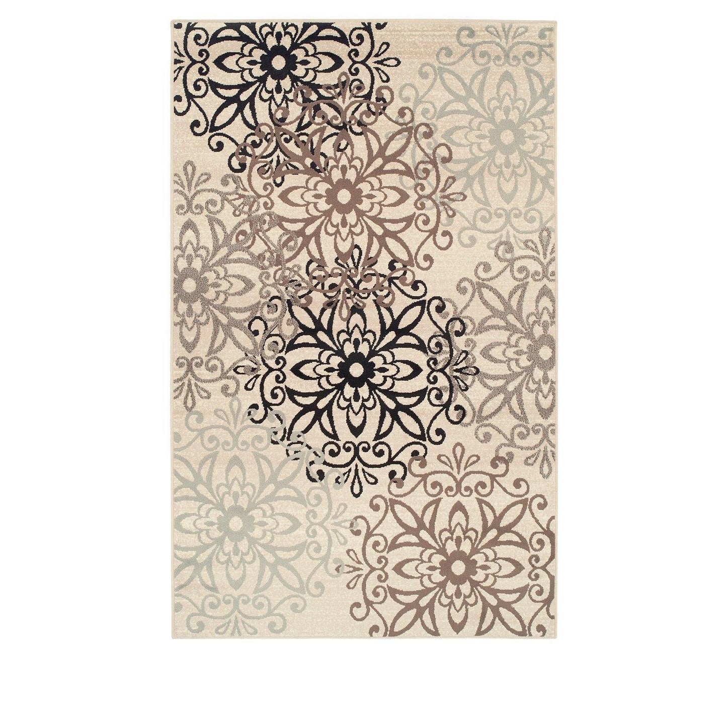Leigh Vintage Floral Medallion Rug FredCo