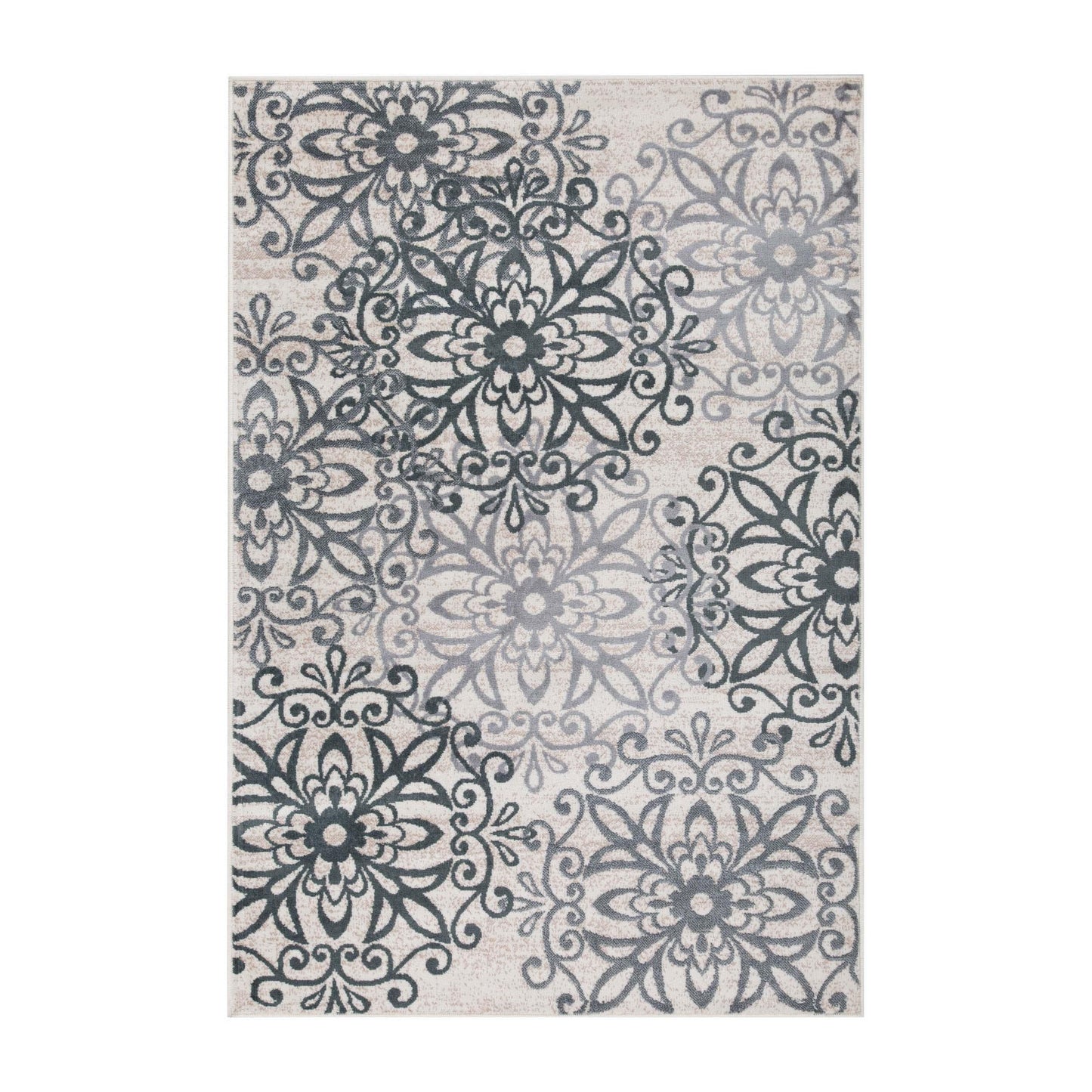 Leigh Vintage Floral Medallion Rug FredCo