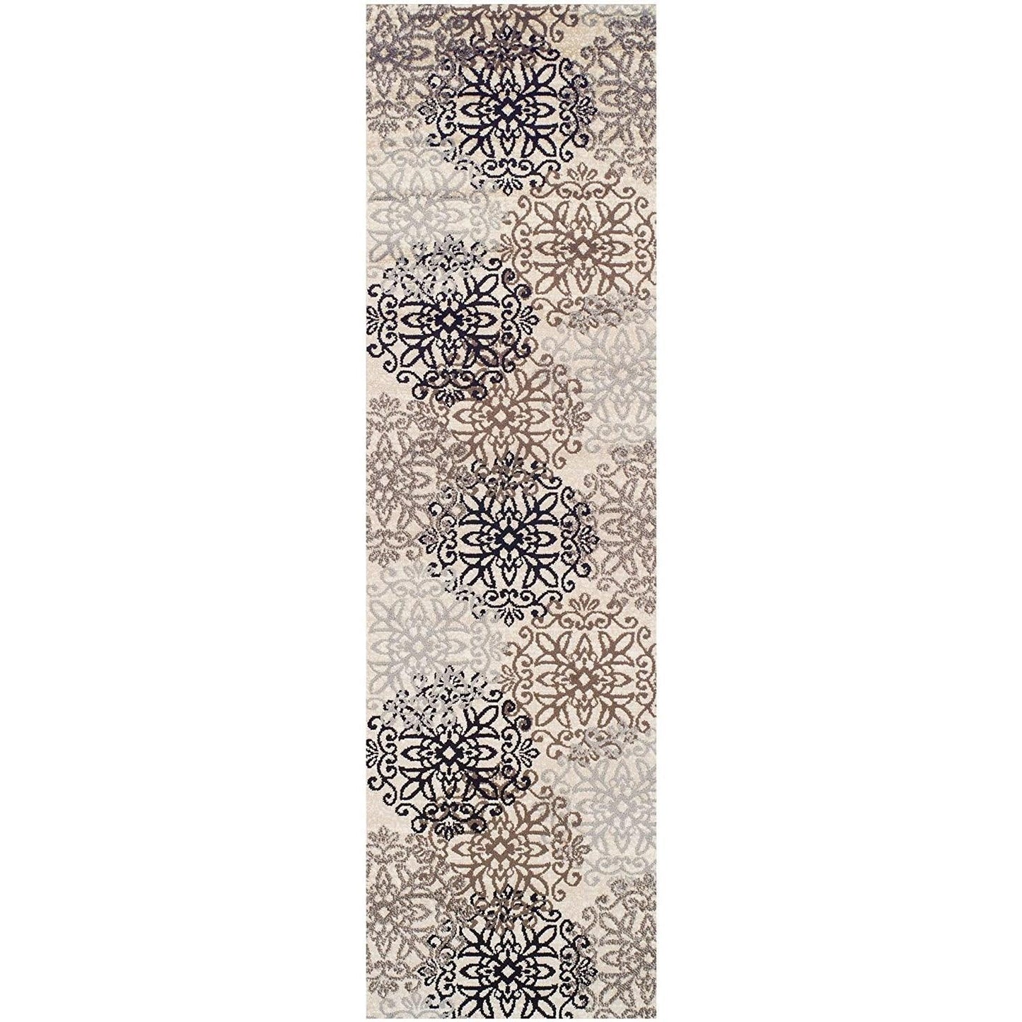 Leigh Vintage Floral Medallion Rug FredCo