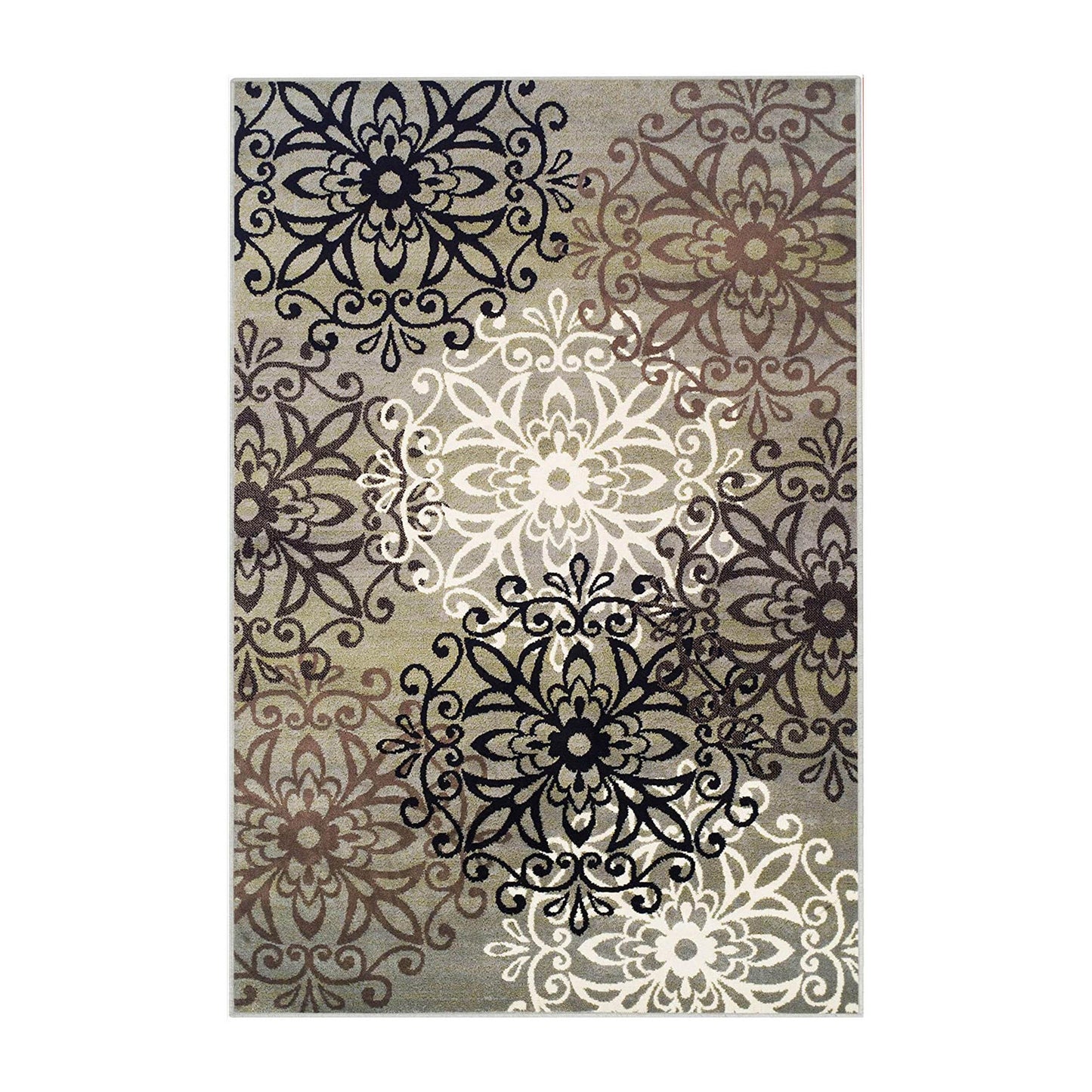Leigh Vintage Floral Medallion Rug FredCo