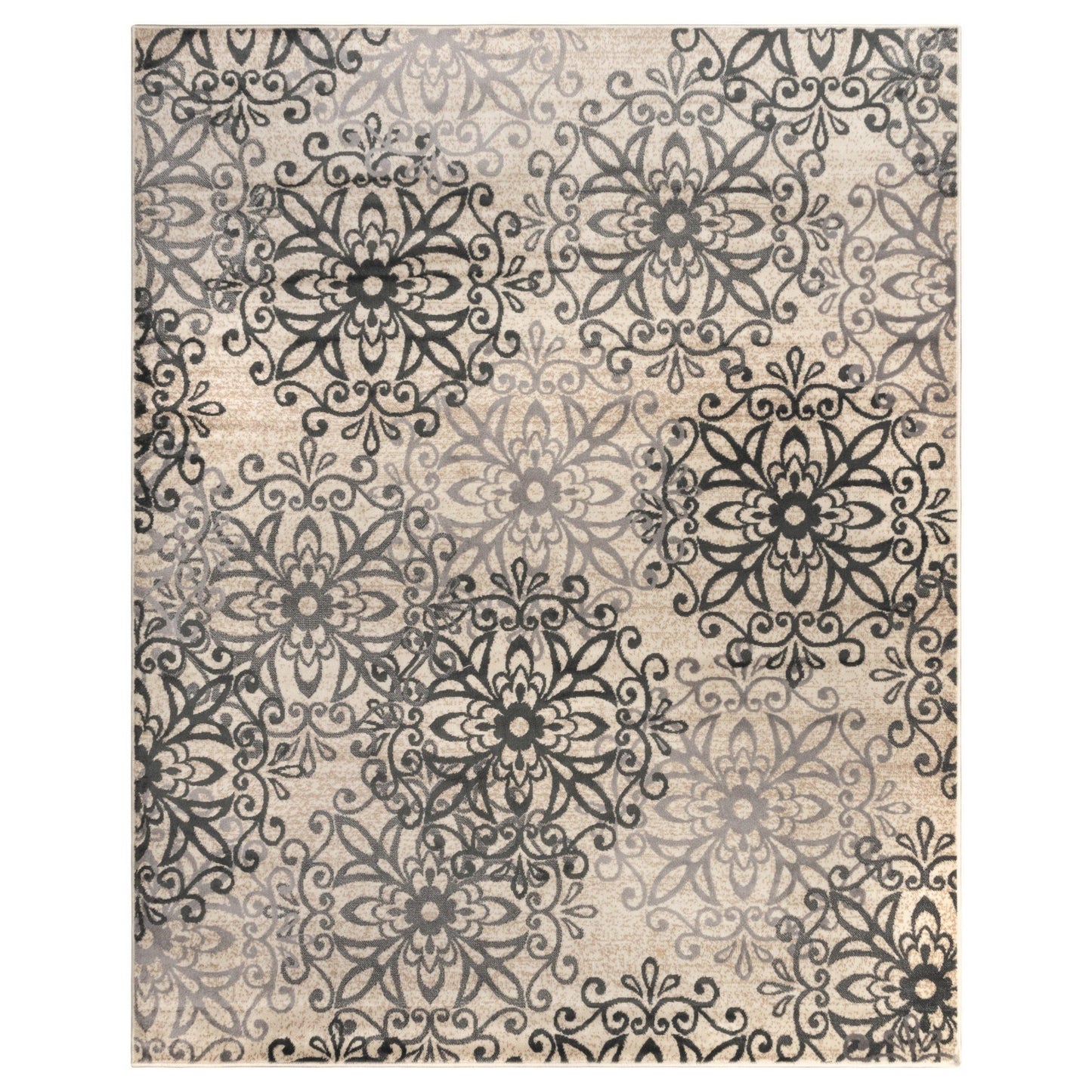 Leigh Vintage Floral Medallion Rug FredCo