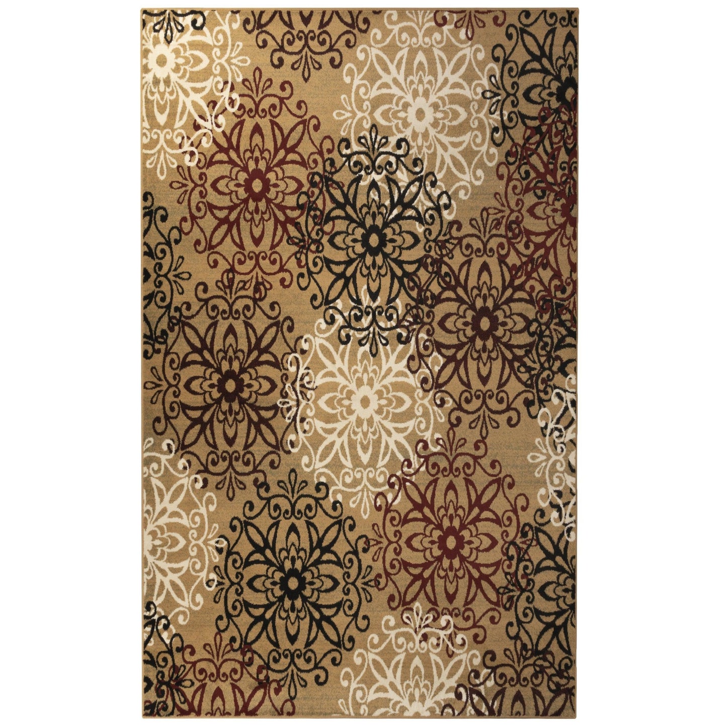 Leigh Vintage Floral Medallion Rug FredCo