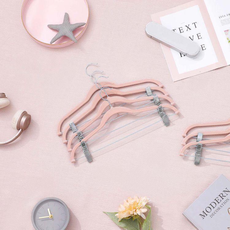 Light Pink Velvet Hanger FredCo