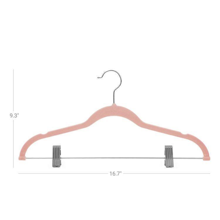Light Pink Velvet Hanger FredCo