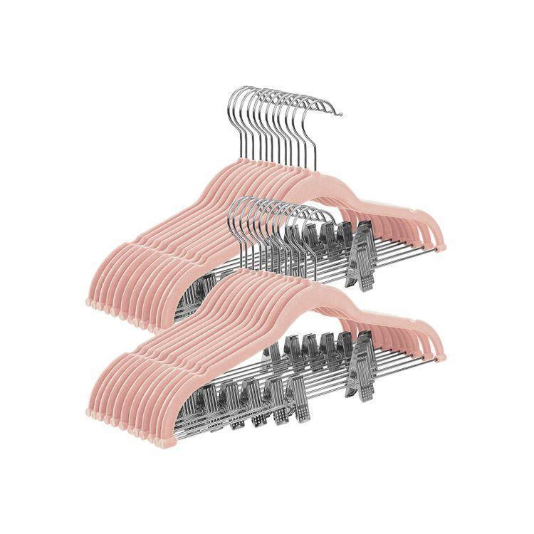Light Pink Velvet Hanger FredCo