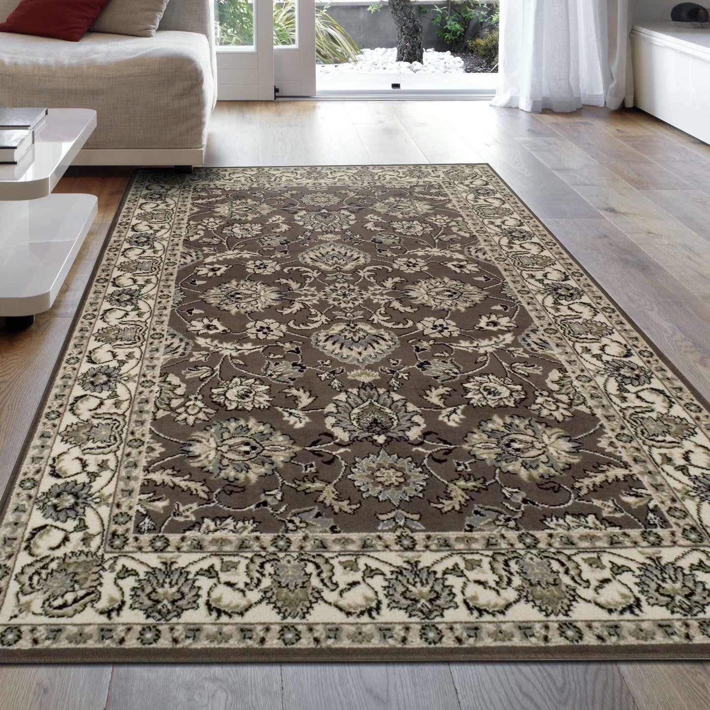 Lille Traditional Floral Palmette Motifs Rug FredCo
