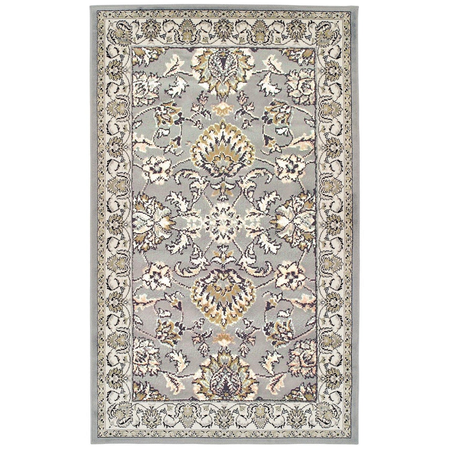 Lille Traditional Floral Palmette Motifs Rug FredCo