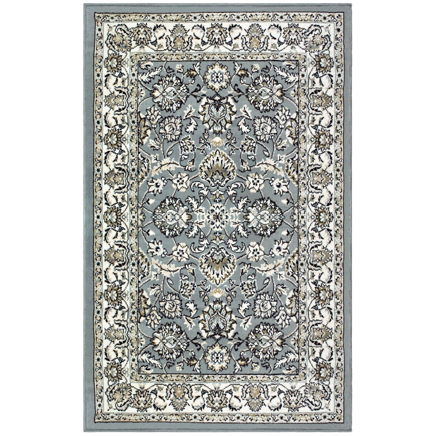 Lille Traditional Floral Palmette Motifs Rug FredCo