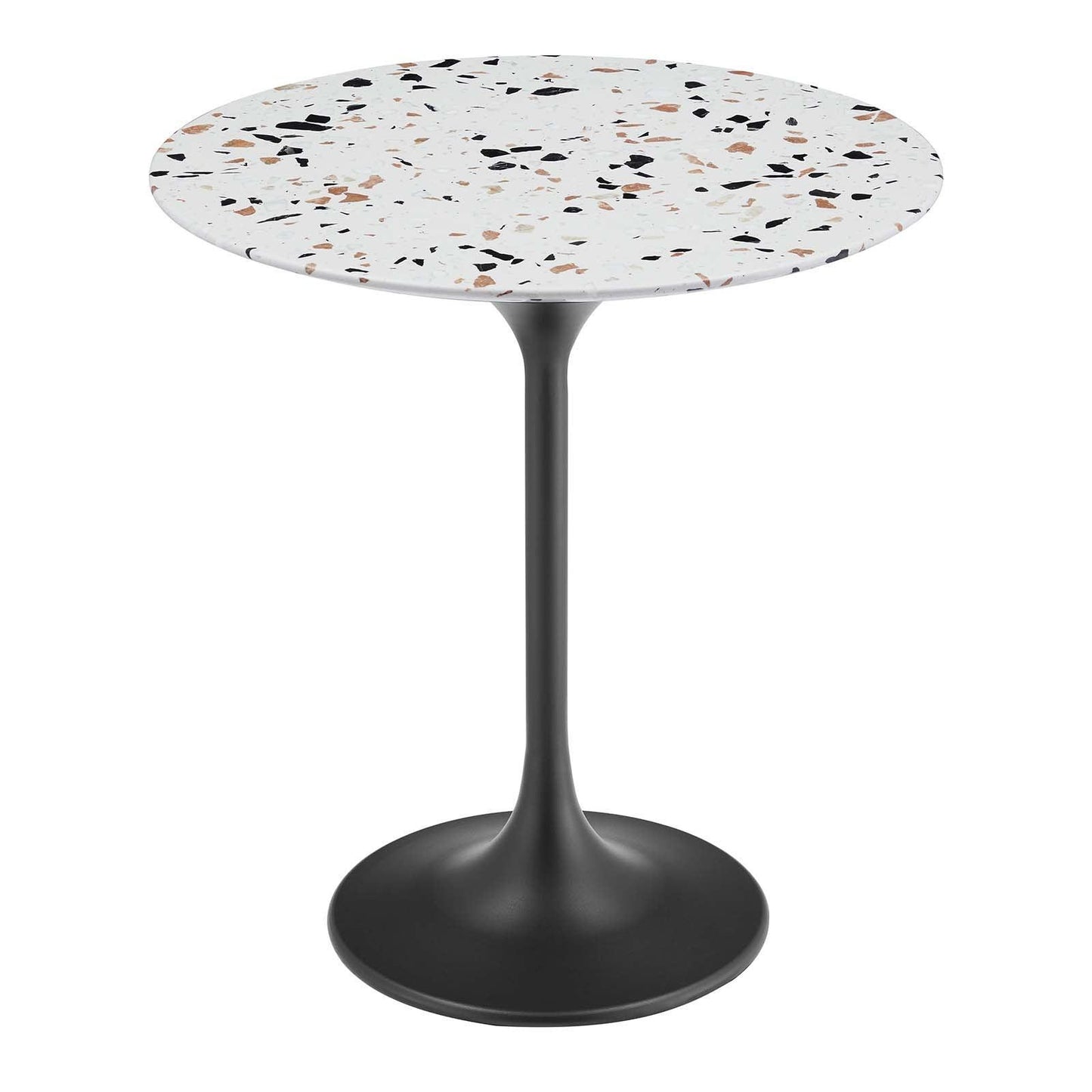 Lippa 20" Round Terrazzo Side Table, EEI-5692 FredCo