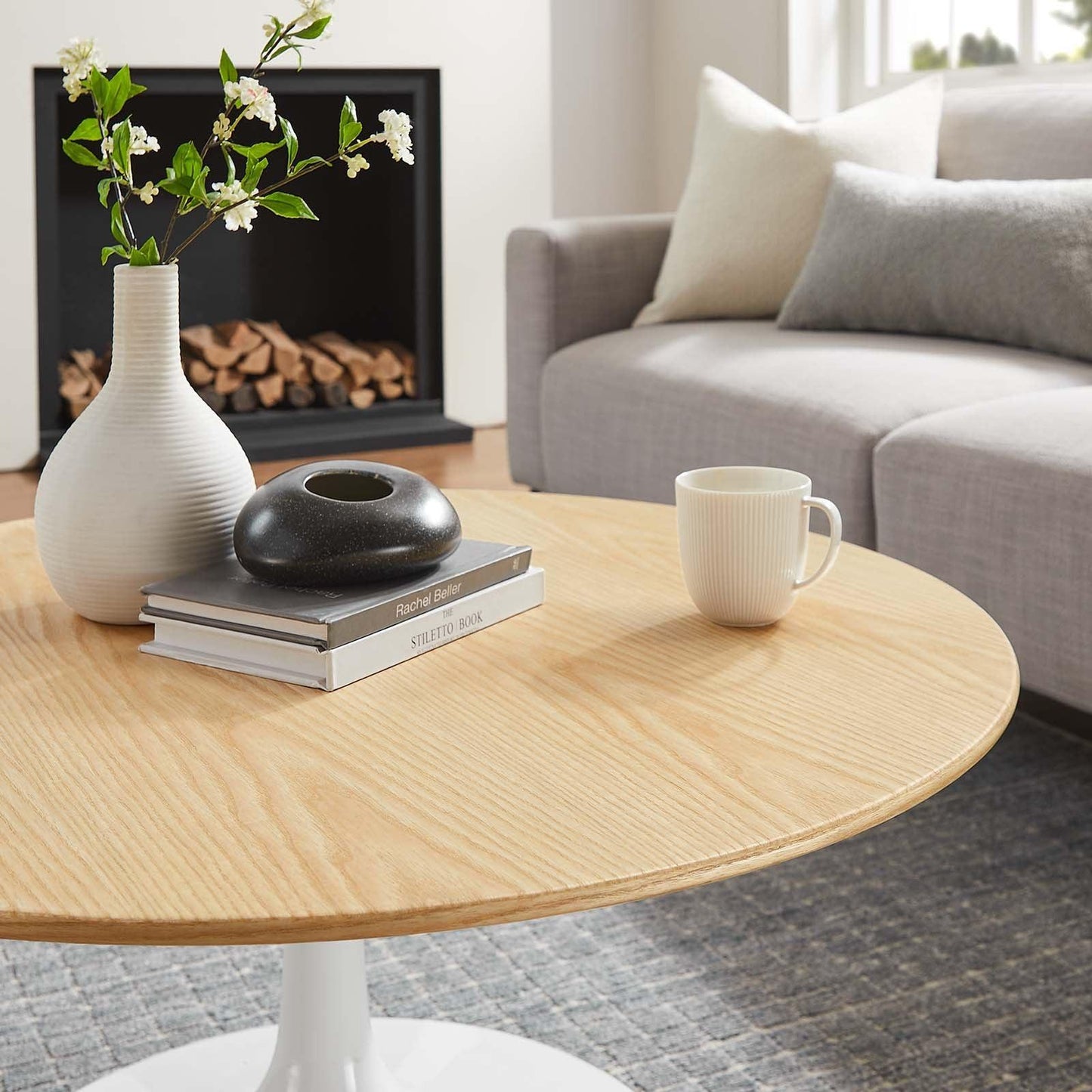 Lippa 36" Round Coffee Table, EEI-5188 FredCo