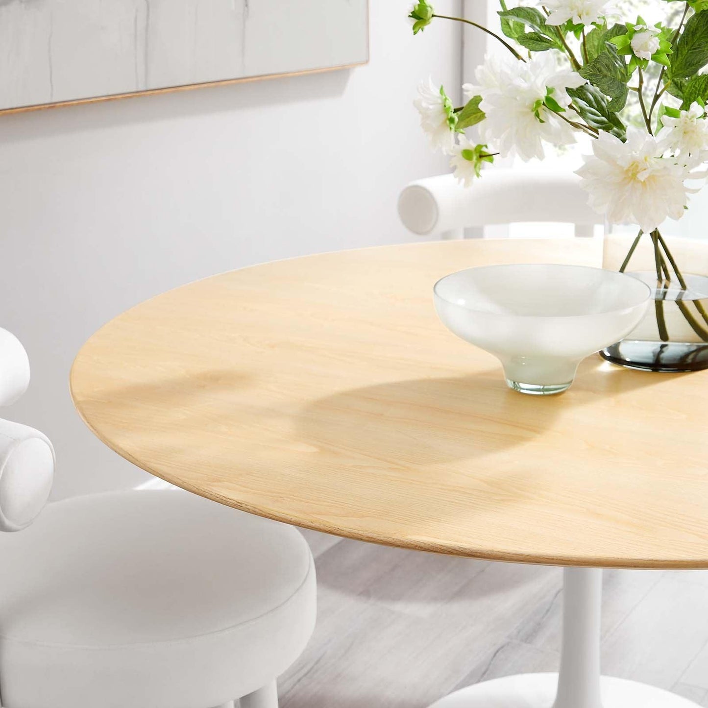 Lippa 60" Round Dining Table, EEI-5176 FredCo