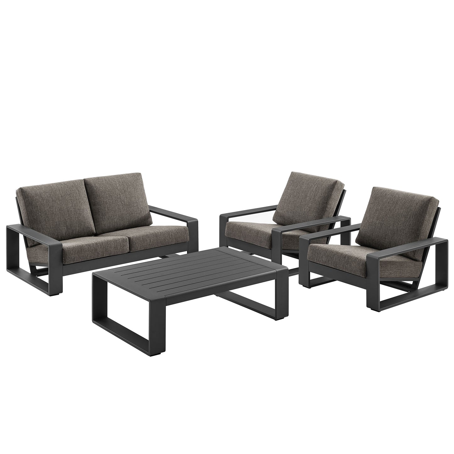 Lirienne 4-Piece Outdoor Patio Aluminum Furniture Set by Modway EEI-7323 FredCo