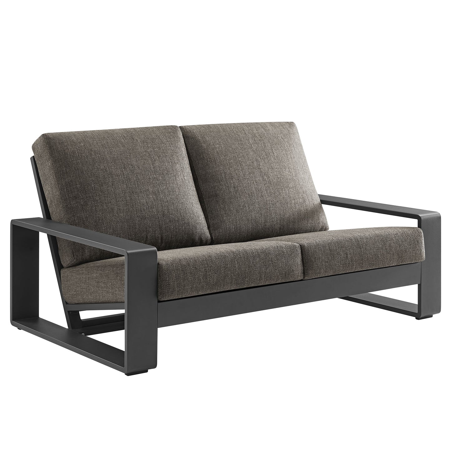Lirienne Outdoor Patio Aluminum Loveseat by Modway EEI-7301 FredCo