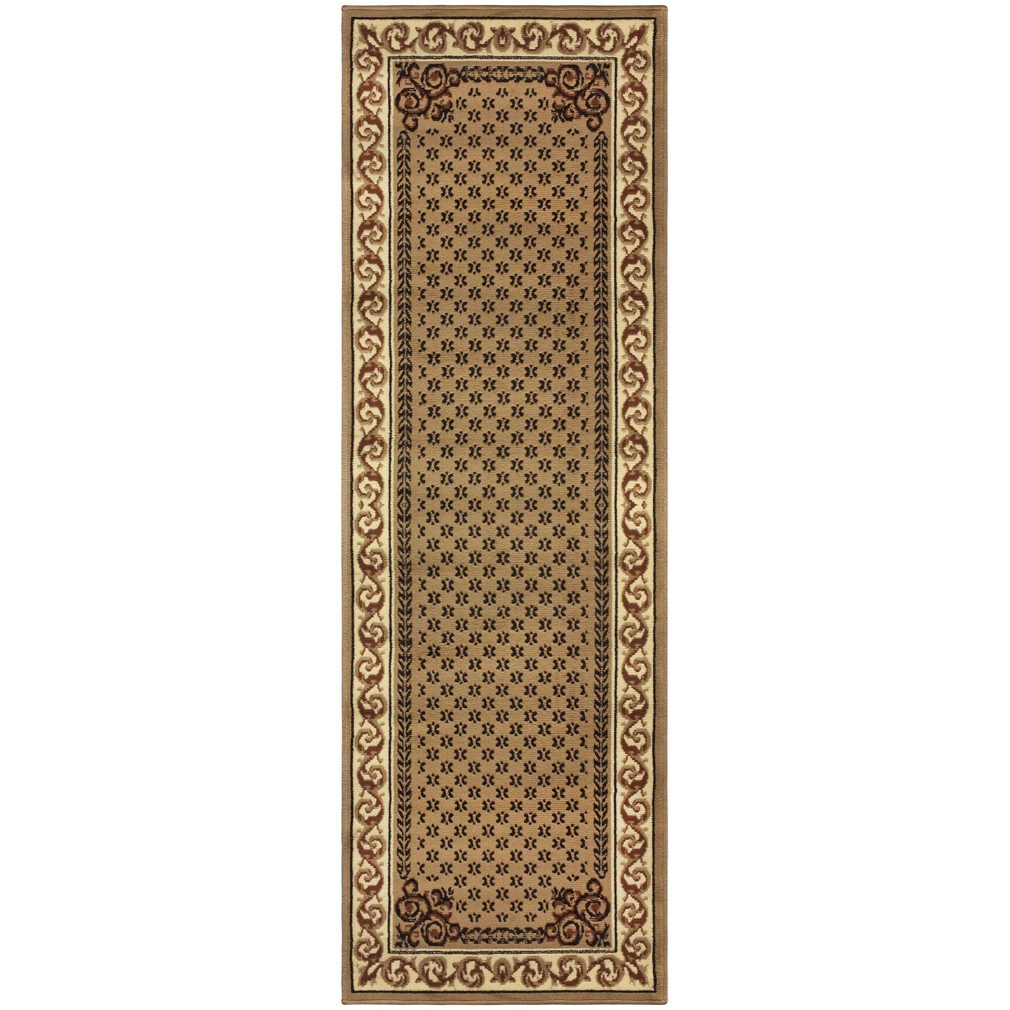 Longfield Traditional Oriental Lattice Rug FredCo