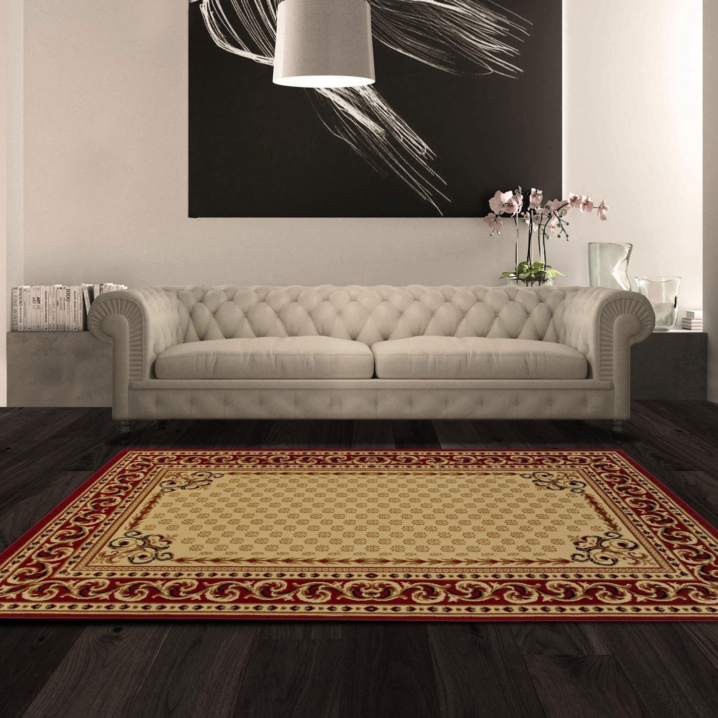 Longfield Traditional Oriental Lattice Rug FredCo