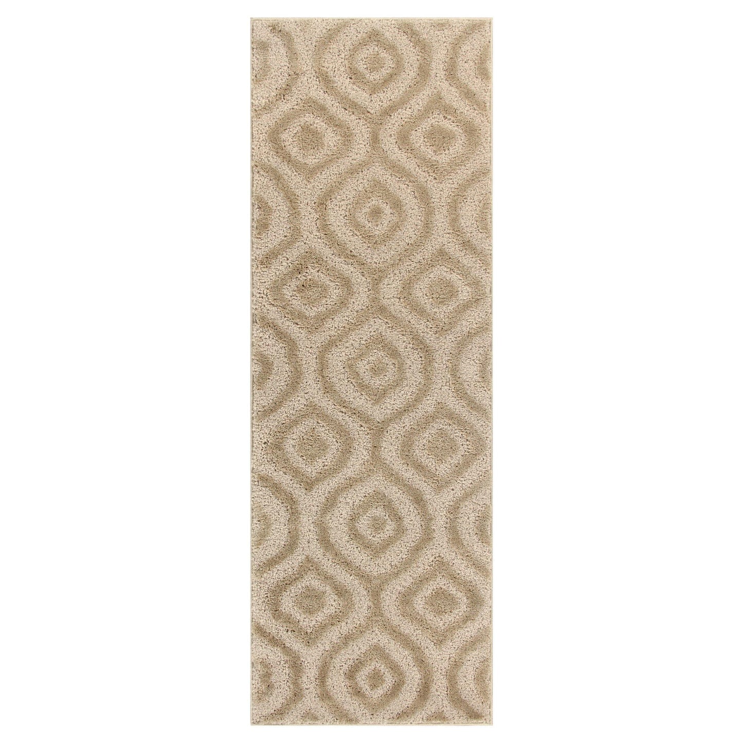 Lucille Rug, Diamond Pattern, Transitional, Jute Backing FredCo