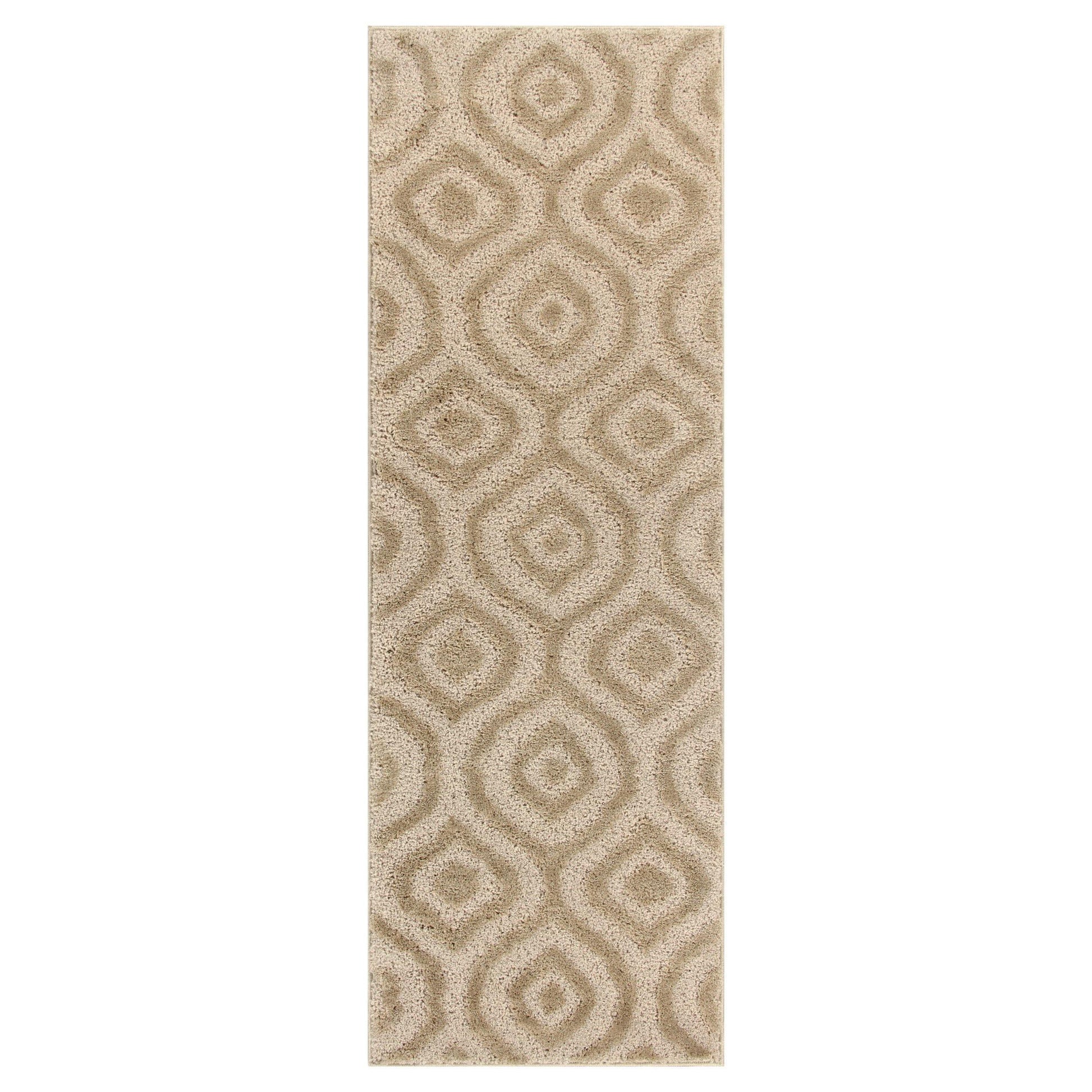 Lucille Rug, Diamond Pattern, Transitional, Jute Backing FredCo