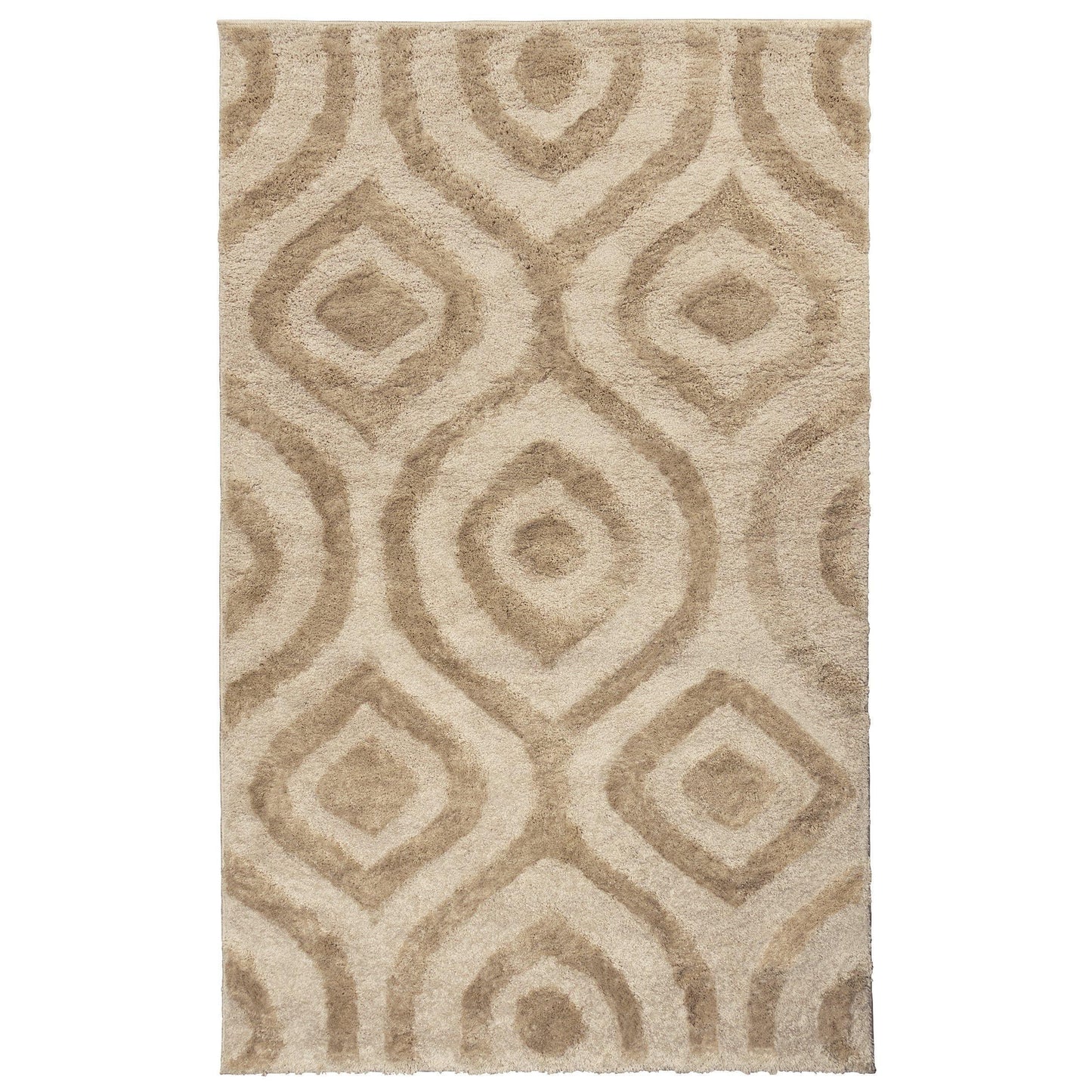 Lucille Rug, Diamond Pattern, Transitional, Jute Backing FredCo