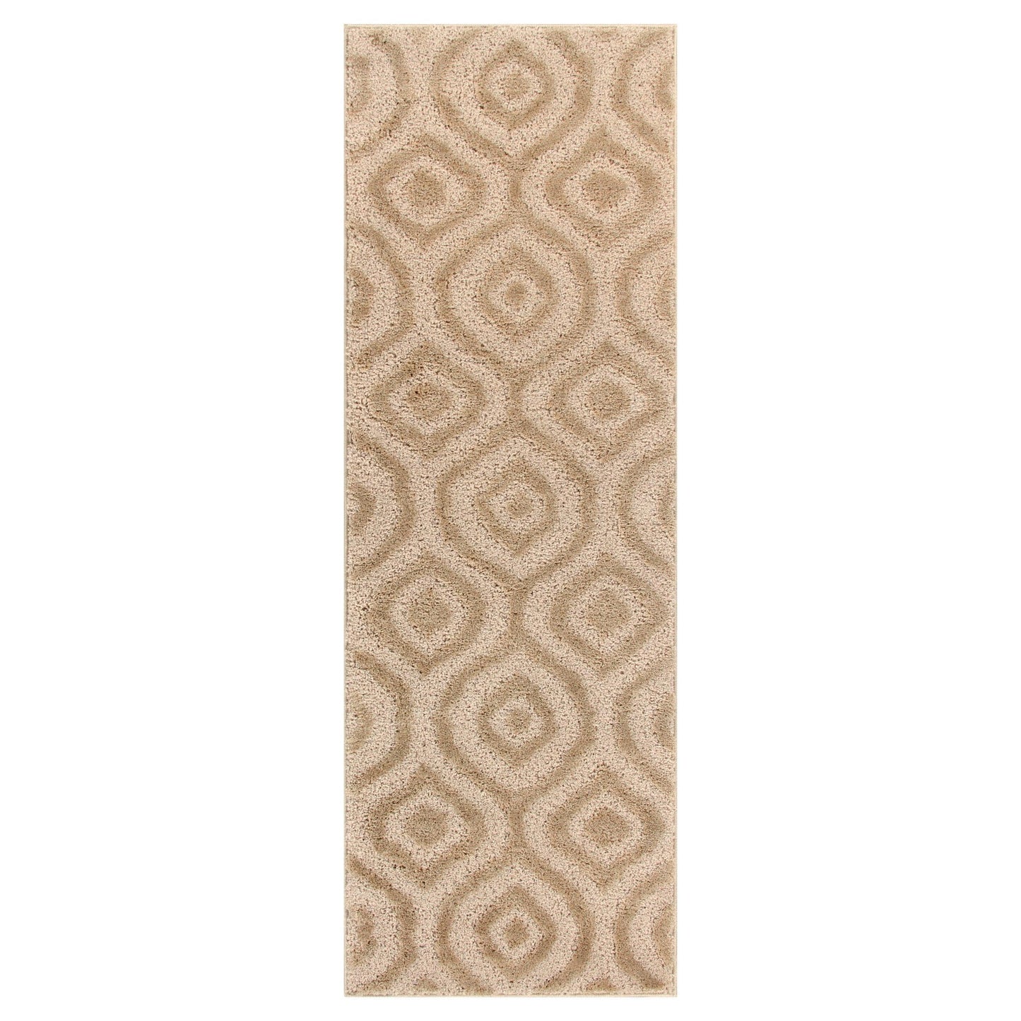 Lucille Rug, Diamond Pattern, Transitional, Jute Backing FredCo