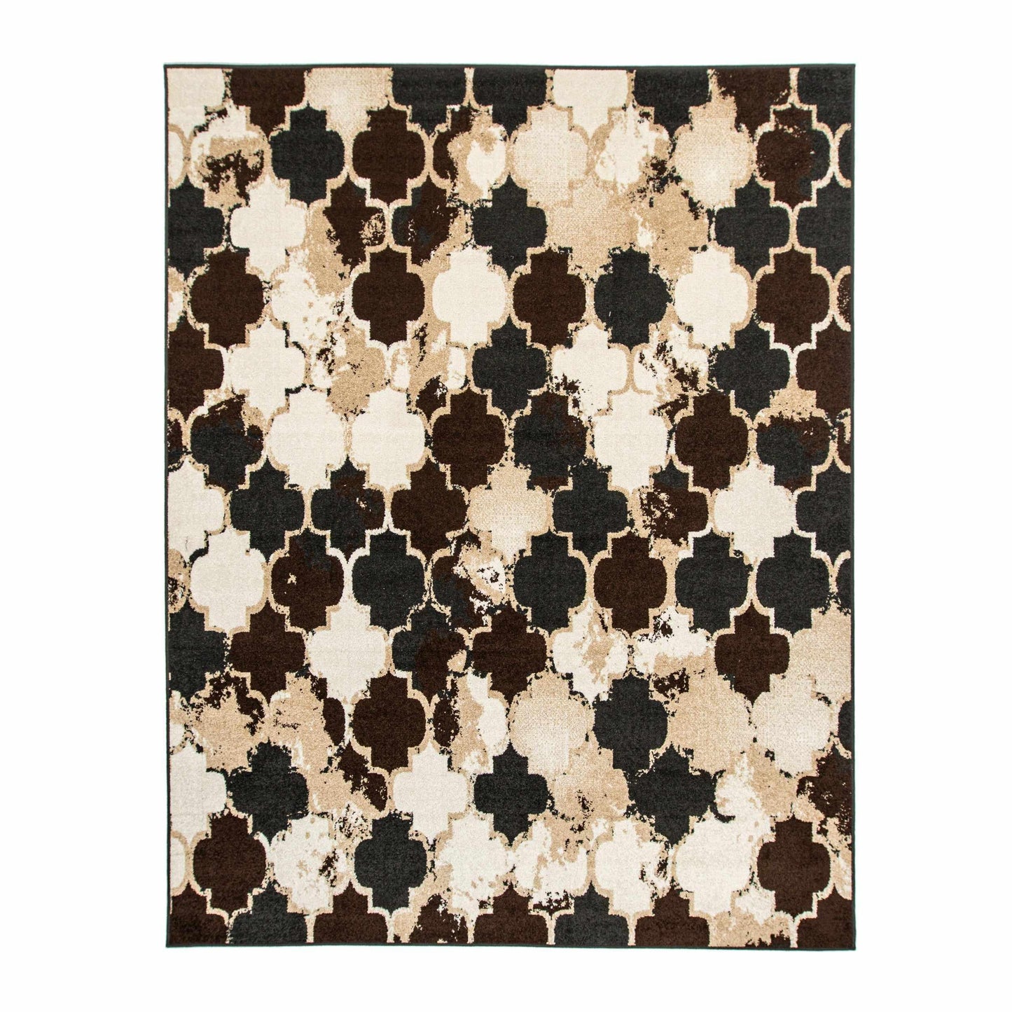 Makinley Modern Moroccan Distressed Trellis Rug FredCo