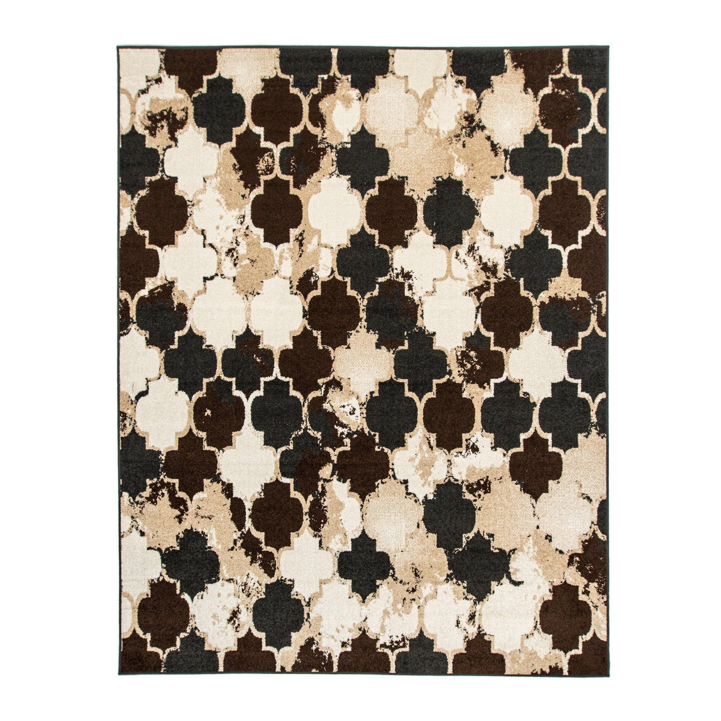 Makinley Modern Moroccan Distressed Trellis Rug FredCo