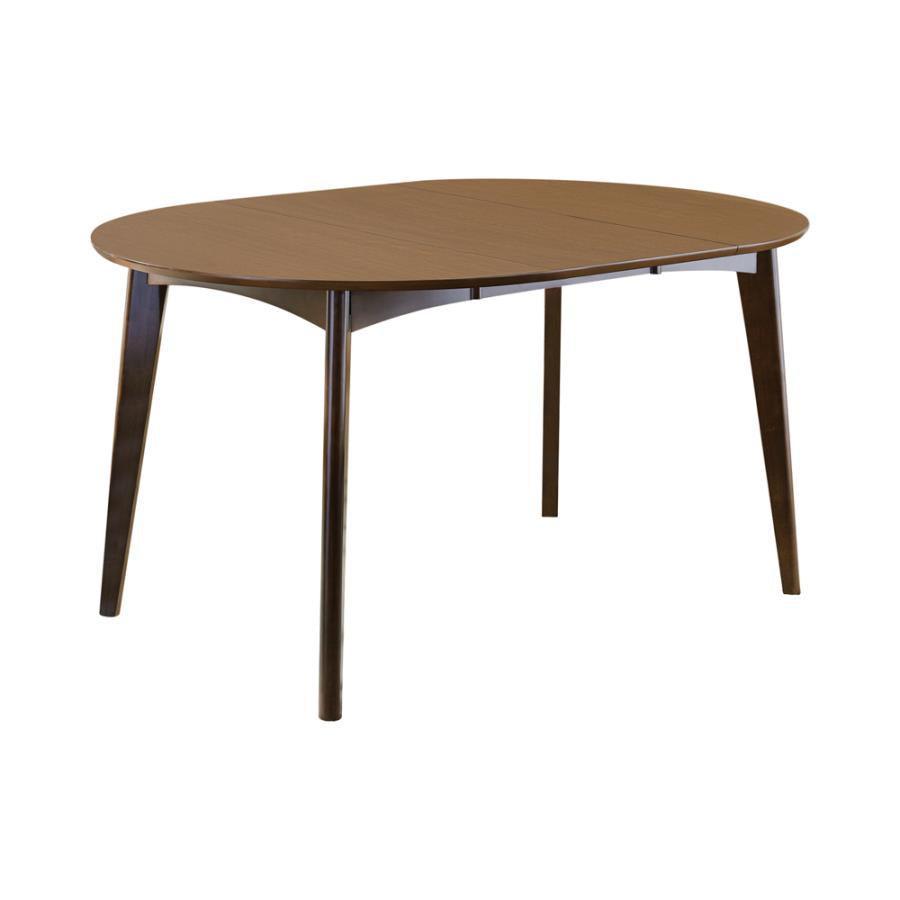 Malone 5-piece Dining Room Set Dark Walnut and Black 105361-S5 Coaster FredCo